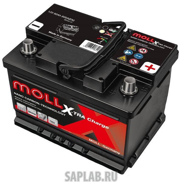 Купить MOLL XTRACHARGE60R Аккумулятор MOLL X-TRA Charge 60R 600A 242x175x175