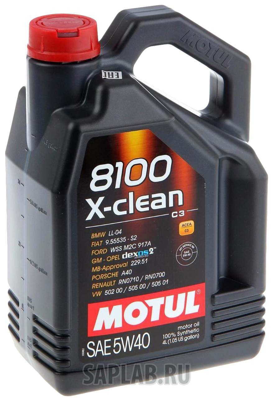 Купить MOTUL 104720 МАСЛО ДВИГАТЕЛЯ MOTUL 8100 X-clean CE 5W40 4L