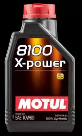 Купить MOTUL 106142 Масло моторное 10W60 8100 X-POWER 1L