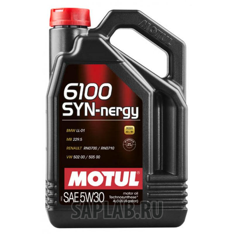 Купить MOTUL 107971 МАСЛО ДВИГАТЕЛЯ MOTUL 6100 SYN-NERGY 5W30 4L