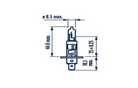 Купить NARVA 48334 Лампа H1 12V 55W P14.5s Range Power +50%