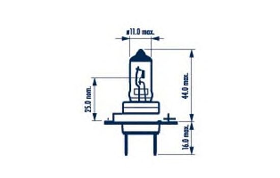 Купить NARVA 48729 Лампа H7 24V 70W PX26d Heavy Duty