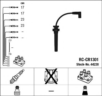 Купить NGK 44228 Провода высоковольтные RC-CR1301