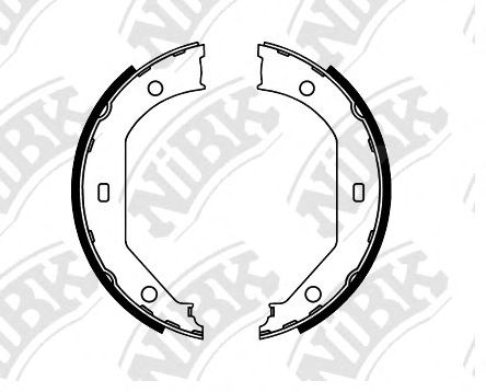 Купить NIBK FN0560 Колодки стояночного тормоза BMW E81/E87/E46/E90/E39/E84 00- FN0560