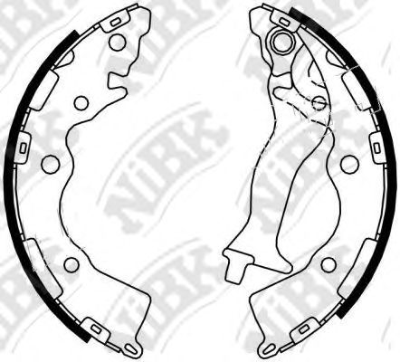 Купить NIBK FN0617 Колодки тормозные барабанные HYUNDAI ACCENT 2005-2010 FN0617
