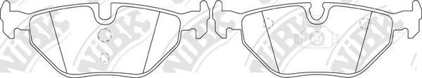 Купить NIBK PN0014 Колодки задние (BMW E36/E46/Z4 E85/E86) PN0014