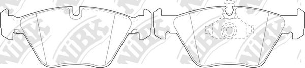 Купить NIBK PN0027 Колодки передние (BMW E46 99-05/E83 04-) PN0027