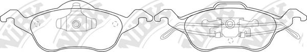 Купить NIBK PN0119 Колодки передние (FORD FOCUS I) PN0119