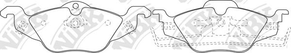 Купить NIBK PN0189 Колодки тормозные дисковые OPEL ASTRA G 1.2/1.4/1.6/1.7D PN0189