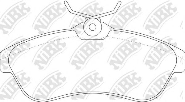 Купить NIBK PN0206 Колодки тормозные дисковые CI C3 1.4 2003 PN0206