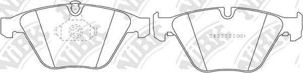 Купить NIBK PN0222 Колодки передние (BMW 3 E90/E91/X1 E84) PN0222