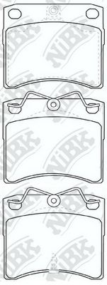 Купить NIBK PN0278 Колодки тормозные дисковые PN0278