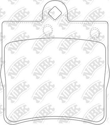 Купить NIBK PN0310 Колодки тормозные задние MERCEDES-BENZ W202/W203/W209/W210/R171 PN0310