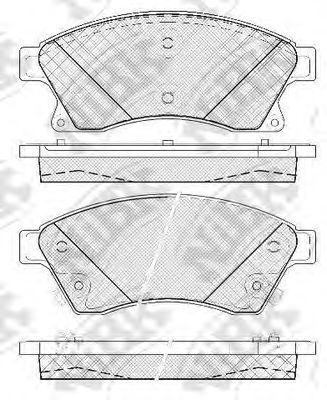 Купить NIBK PN0391 Колодки тормозные