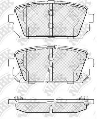 Купить NIBK PN0426 Колодки тормозные дисковые PN0426