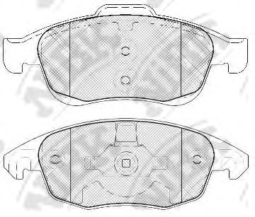 Купить NIBK PN0471 Колодки тормозные дисковые CITROEN C4 2011 PN0471