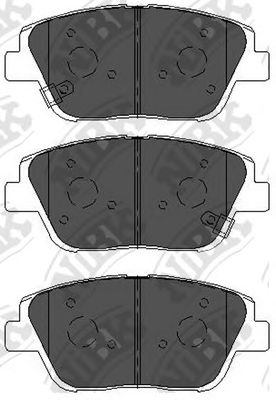 Купить NIBK PN0536 Колодки тормозные дисковые KIA OPTIMA 11- PN0536