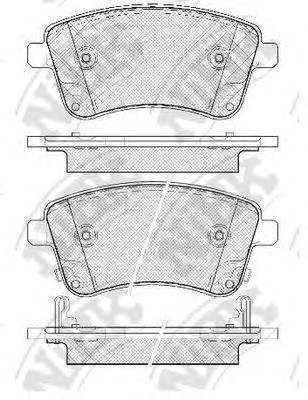 Купить NIBK PN0703 Колодки тормозные дисковые KIA VENGA 10- PN0703