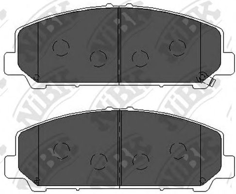 Купить NIBK PN0841 Колодки тормозные дисковые INFINITI QX80 2013 PN0841