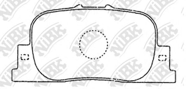 Купить NIBK PN1431 Колодки тормозные TOYOTA CAMRY V20 2.2-3.0 96-01/V30 2.4-3.0 01- задние PN1431
