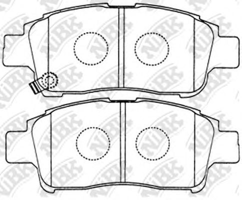 Купить NIBK PN1471 Колодки передние (TOYOTA YARIS / VITZ 1.0-1.3 ) PN1471