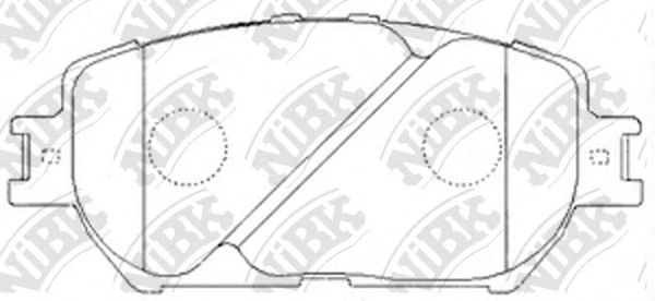 Купить NIBK PN1479 Колодки передние (TOYOTA CAMRY (_V30_) 2.4/3.0 0104) PN1479