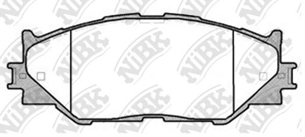 Купить NIBK PN1829 Колодки передние (LEXUS IS220/IS250 05-) PN1829