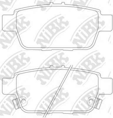 Купить NIBK PN28004 Колодки тормозные дисковые PN28004
