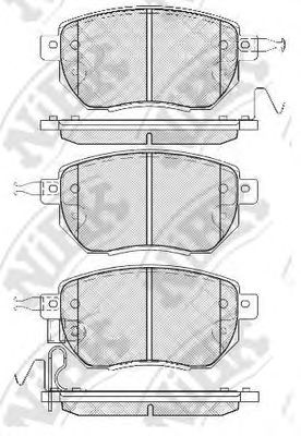 Купить NIBK PN2901 Колодки передние (INFINITI FX35/45 03-/NISSAN MURANO 05-) PN2901