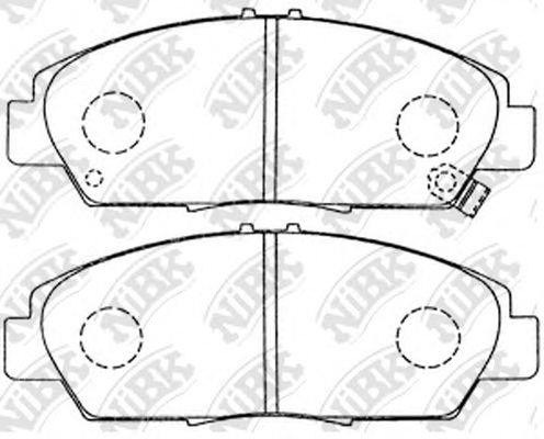 Купить NIBK PN8293 Колодки передние (HONDA ACCORD/PRELUDE 93-98) PN8293