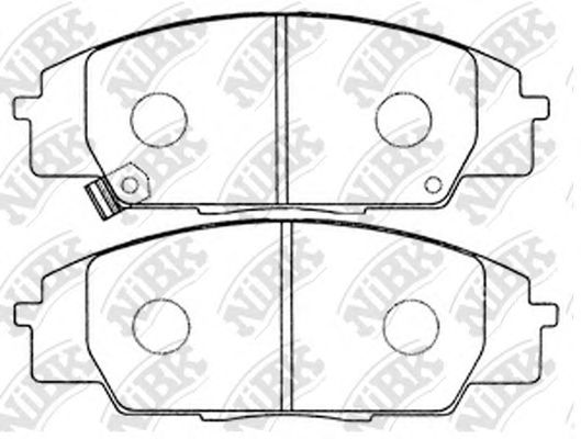 Купить NIBK PN8423 Колодки тормозные дисковые HONDA CIVIC 2006 PN8423