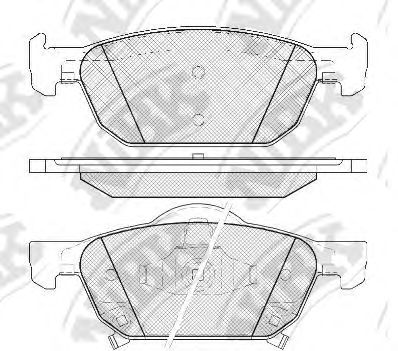 Купить NIBK PN8863 Колодки тормозные дисковые HONDA ACCORD 2008 PN8863