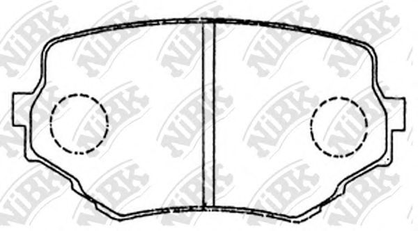 Купить NIBK PN9382 Колодки передние (SUZUKI VITARA/GRAND VITARA 94-) PN9382