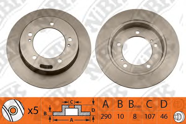 Купить запчасть NIBK - RN1038 