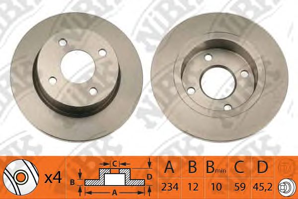 Купить запчасть NIBK - RN1043 