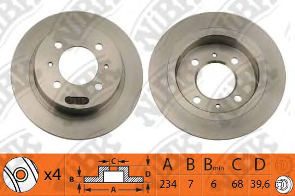 Купить запчасть NIBK - RN1096 