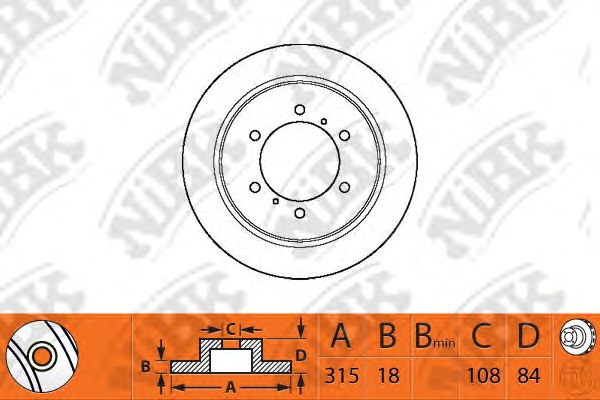 Купить запчасть NIBK - RN1119 