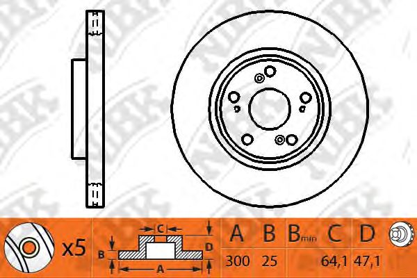 Купить запчасть NIBK - RN1204 