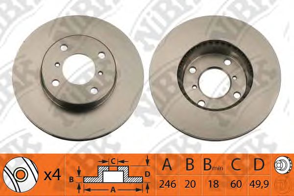 Купить запчасть NIBK - RN1205 