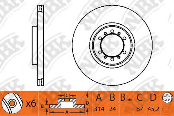 Купить запчасть NIBK - RN1217 