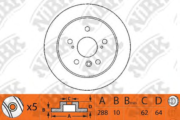 Купить запчасть NIBK - RN1223 