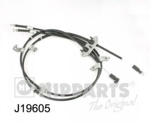 Купить NIPPARTS J19605 Трос ручного тормоза (комплект) GJ6A44410C