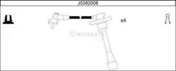 Купить NIPPARTS J5382008 ПРОВОДА / 4A/7A 9099809002