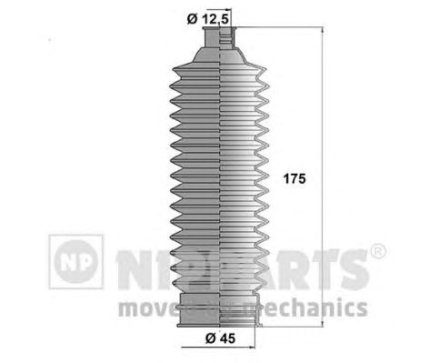 Купить NIPPARTS N2844023 Пыльник рулевой рейки L/R Accord CL 03-08 53534SEAG02