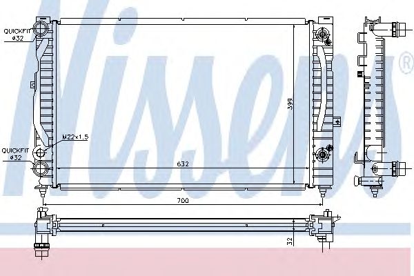 Купить запчасть NISSENS - 60229 