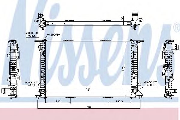 Купить запчасть NISSENS - 60317 