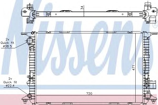 Купить запчасть NISSENS - 60327 