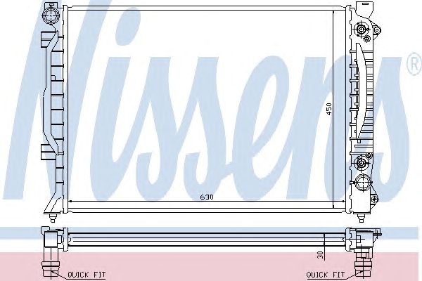 Купить запчасть NISSENS - 60423A 