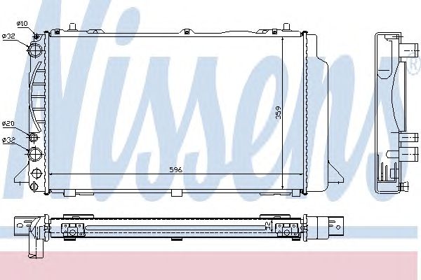 Купить запчасть NISSENS - 60465A 