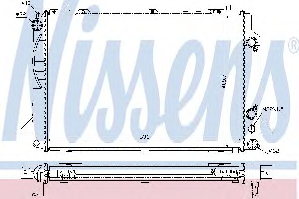 Купить запчасть NISSENS - 60467A 